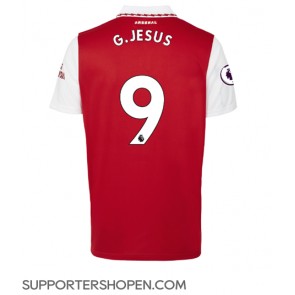 Arsenal Gabriel Jesus #9 Hemma Matchtröja 2022-23 Kortärmad